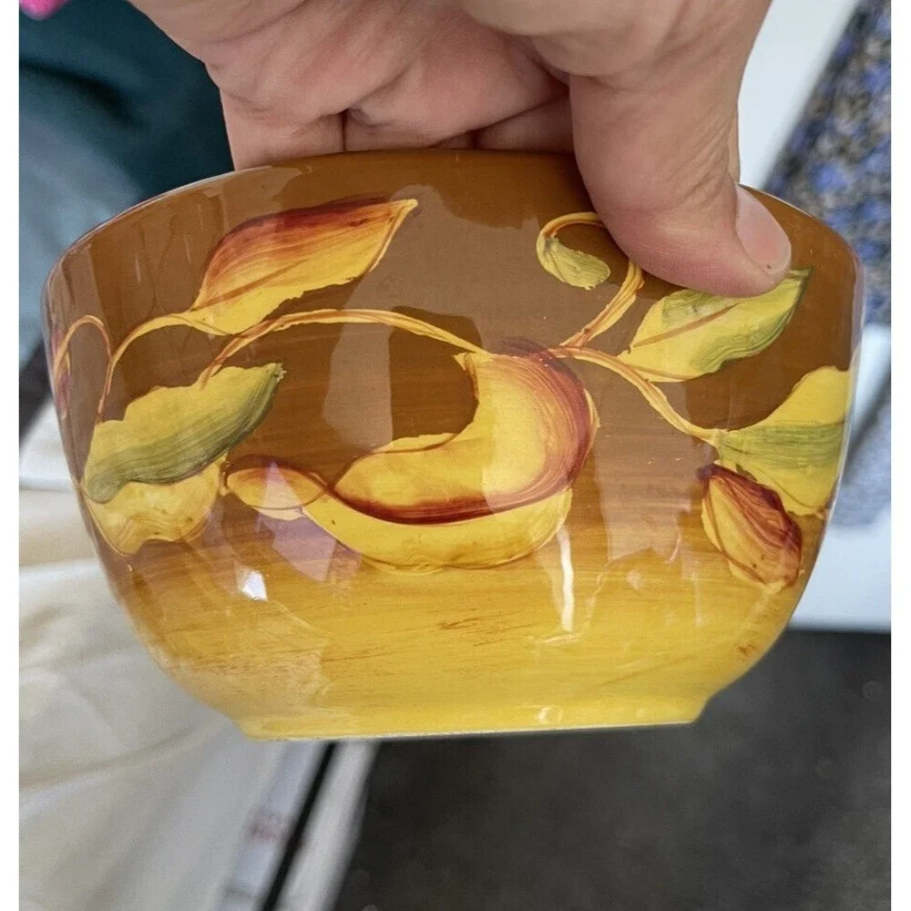 Thanksgiving Bowl Plates  Laurie Gates Coronado Collection Set 3 Chilli Pepper
